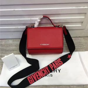Givenchy Pandora Box Mini Crossbody Bag Red