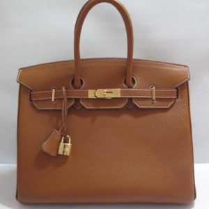 Hermes Birkin 35cm Tan Gold H/W