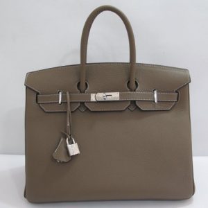 Hermes Birkin 35cm Light Grey Silver H/W