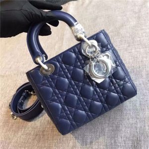 Christian Dior My Lady Dior Customizable Shoulder Strap Midnight Blue