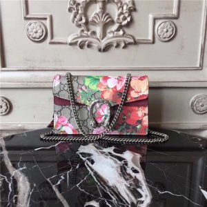 Gucci Dionysus Super Mini Bag Red Blooms