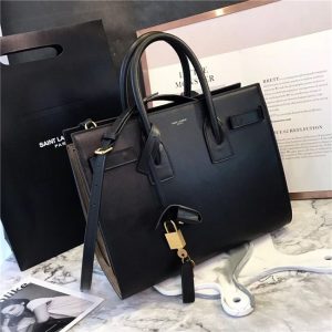 Yves Saint Laurent Classic Small SAC DE JOUR Black Leather