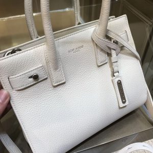 Yves Saint Laurent Classic Small Replica SAC DE JOUR White