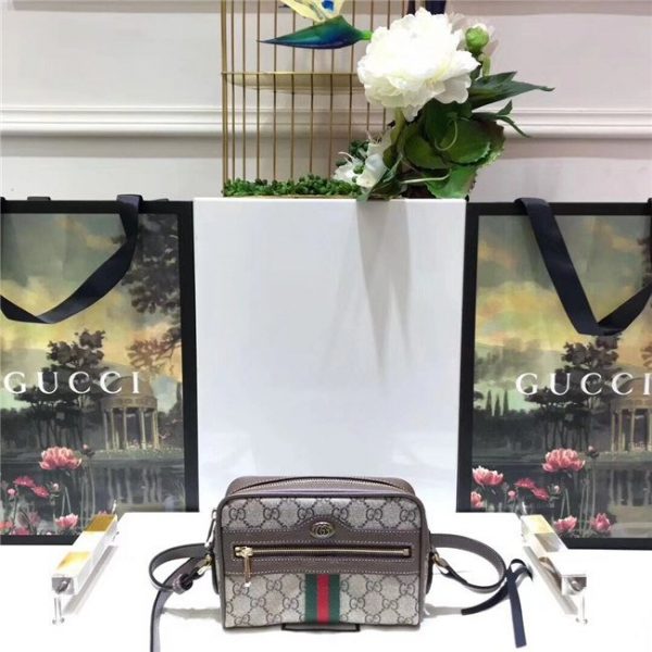 Gucci Ophidia GG Supreme Mini Bag GG Supreme Canvas