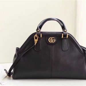 Gucci Re(Belle) Medium Top Handle Bag Black