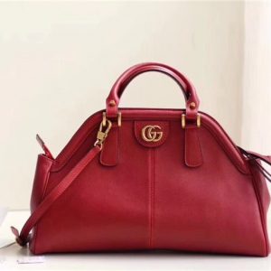 Gucci Re(Belle) Medium Top Handle Bag Red