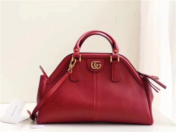 Gucci Re(Belle) Medium Top Handle Bag Red