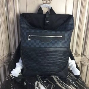 Louis Vuitton Matchpoint Backpack Replica Damier Cobalt Canvas