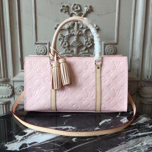 Louis Vuitton Neo Triangle Monogram Rose Ballerine