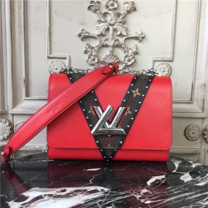 Louis Vuitton Twist MM Epi Leather Coquelicot