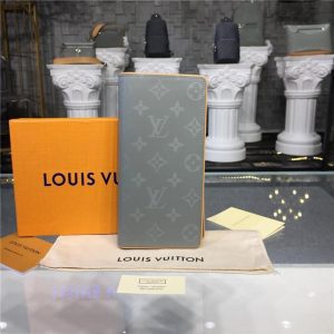 Louis Vuitton Brazza Wallet Monogram Titanium