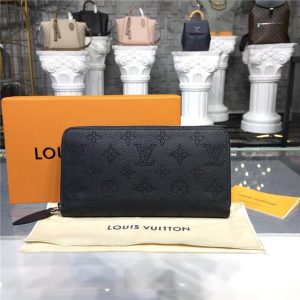 Louis Vuitton Zippy Wallet Mahina Noir