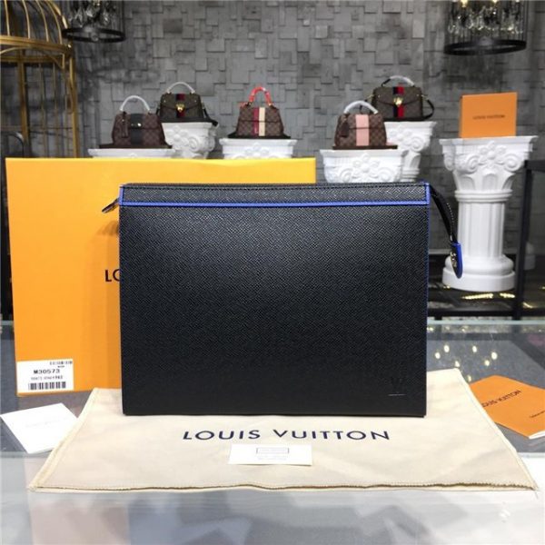 Louis Vuitton Pochette Voyage MM Taiga Leather