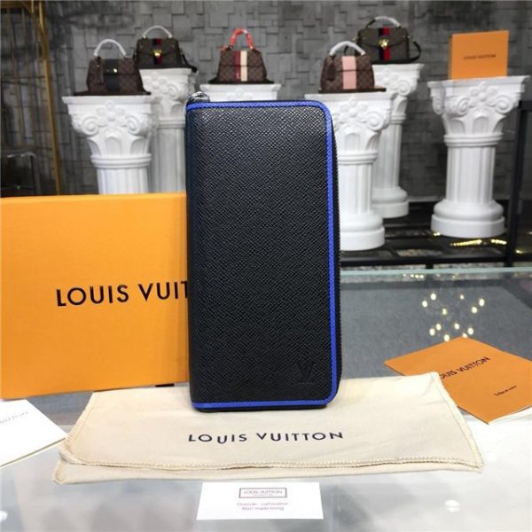 Louis Vuitton Zippy Wallet Vertical Taiga Leather