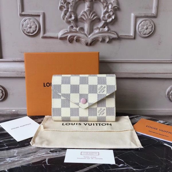 Louis Vuitton Damier Azur Canvas Victorine Replica Wallet