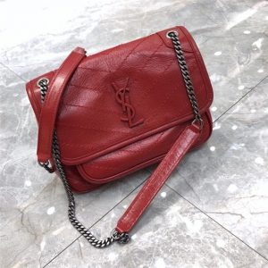 YSL Baby Niki Chain Bag Red