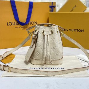 Louis Vuitton Nano Noe Fake Light Beige