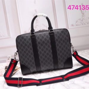 Replica Gucci GG Black briefcase