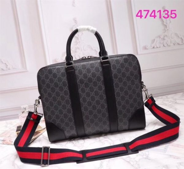 Replica Gucci GG Black briefcase