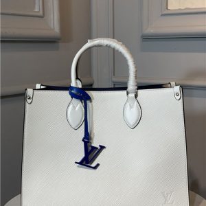 Louis Vuitton Onthego MM Epi Leather White