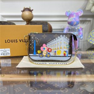 Louis Vuitton Mini Pochette Accessoires Pink