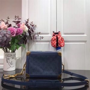 Louis Vuitton Soft Trunk Monogram Denim Navy