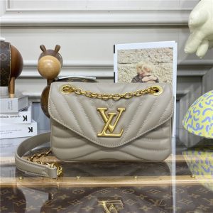 Louis Vuitton New Wave Knockoff Chain Bag PM Taupe