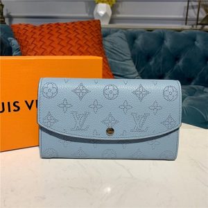 Louis Vuitton Iris Wallet Mahina Bleu