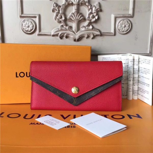 Louis Vuitton Double V Wallet Red