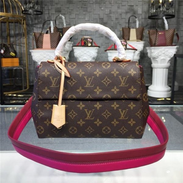 Louis Vuitton Cluny BB Monogram Pink