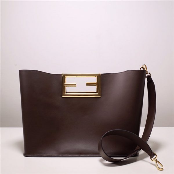 Fendi Way Medium Dark Brown