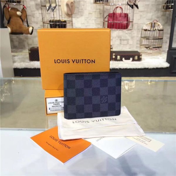 Louis Vuitton Damier Graphite Multiple For Bills And Credit Card