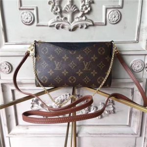 Louis Vuitton Monogram Pallas Clutch Noir