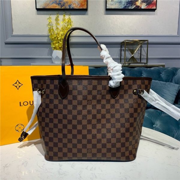 Louis Vuitton Damier Fake Neverfull MM Rose Ballerine