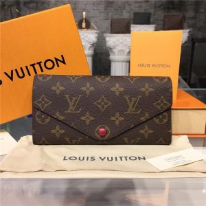 Louis Vuitton Monogram Josephine Wallets Fuchsia