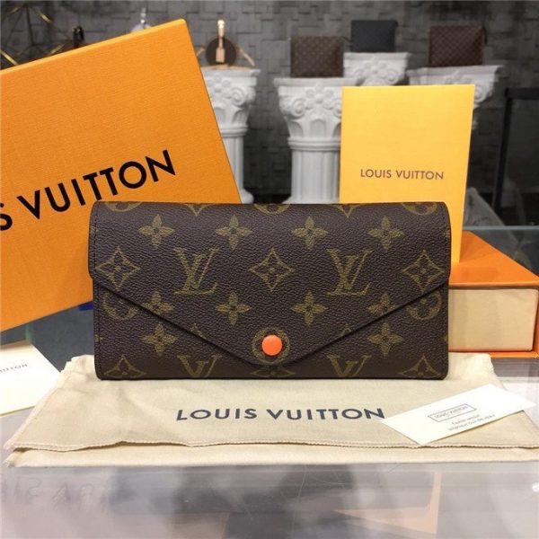 Louis Vuitton Monogram Josephine Wallets Orange