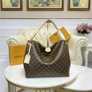 Louis Vuitton Graceful MM Monogram Beige