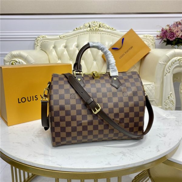 Louis Vuitton Speedy Bandouliere 30 Damier Ebene