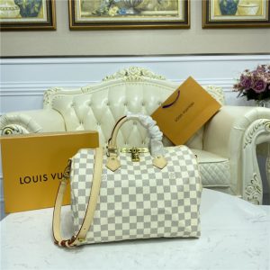 Louis Vuitton Speedy Replica Bandouliere 30 Damier Azur