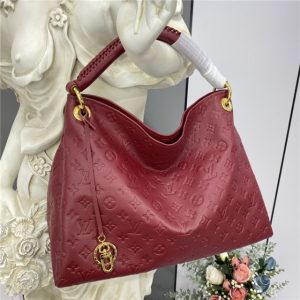 Louis Vuitton Artsy MM Monogram Empreinte Leather Raisin