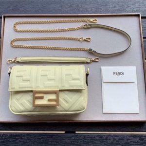 Fendi Baguette Mini Yellow