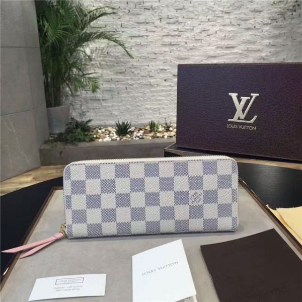 Louis Vuitton Azur Clemence Wallet Replica Rose Ballerine