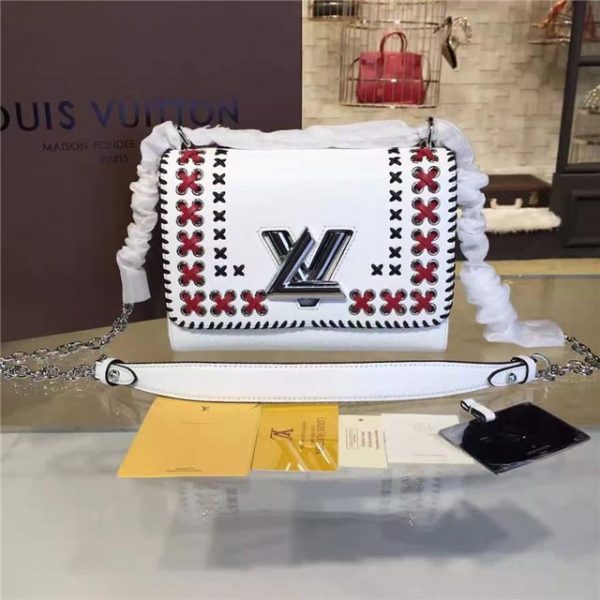 Louis Vuitton Twist PM EPI Leather White