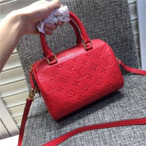 Louis Vuitton Speedy Bandouliere 20 Red