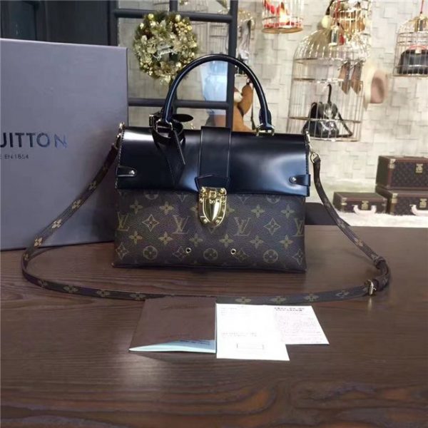 Louis Vuitton One Handle Flap Bag MM Black