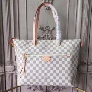 Louis Vuitton Iena Replica MM Damier Azur Canvas