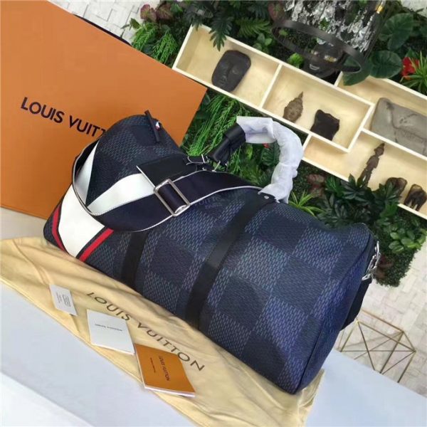 Louis Vuitton Keepall Bandouliere 45 Damier Cobalt LV Cup