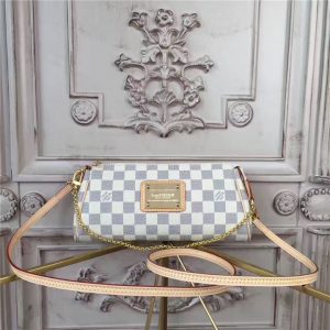 Louis Vuitton Damier Azur Canvas Eva Replica Clutch