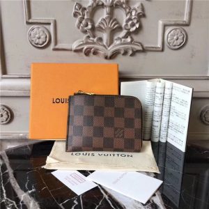 Louis Vuitton Coin Purse Damier Ebene Canvas