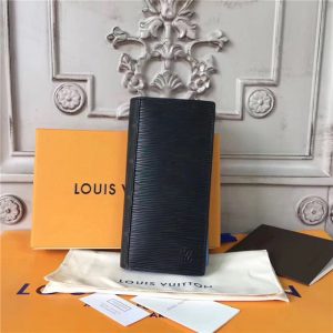 Louis Vuitton Brazza Wallet Monogram Eclipse Epi